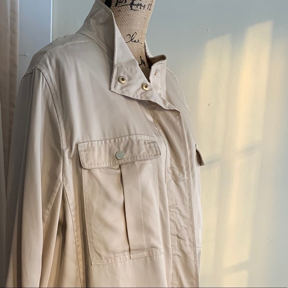 Tommy Hilfiger brown beige jacket size OX - Picture 5 of 11